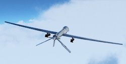 The General Atomics MQ-1 Predator is a military drone average cruising altitude and long autonomie entered service in 1995.